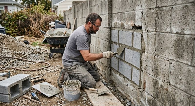 Cinder Block Repair
