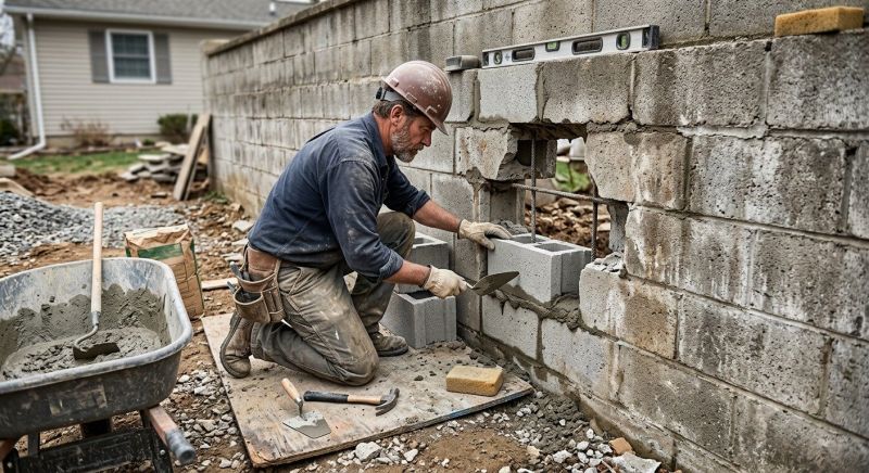 Block Masonry Repair in Montgomery, AL