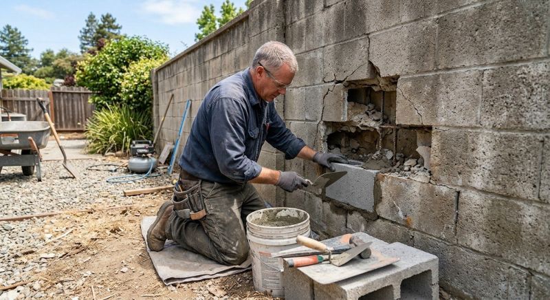 Block Wall Repair in Montgomery, AL