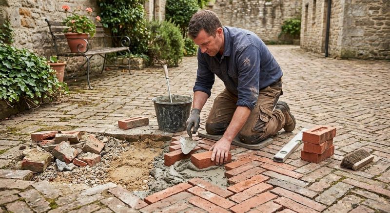 Brick Flatwork Repair in Deatsville, AL
