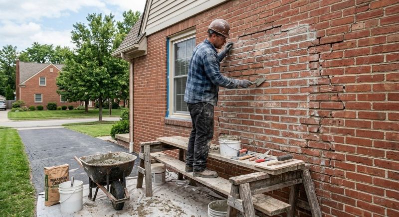 Brick Flatwork Repair in Elmore County, AL