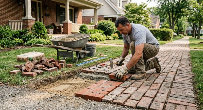 Brick Flatwork Repair in Montgomery, AL