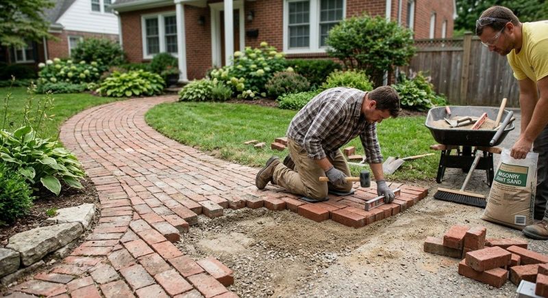 Brick Pathway Repair in Montgomery, AL