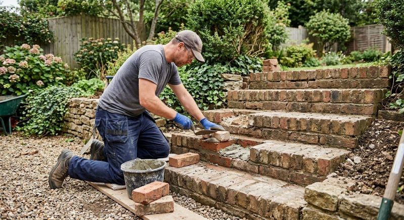 Brick Stairs Repair in Deatsville, AL