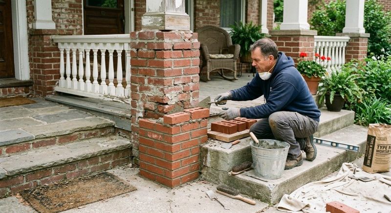 Brick Stairs Repair in Deatsville, AL