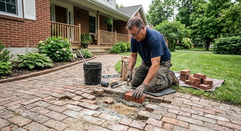 Brick Stoop Repair in Montgomery, AL