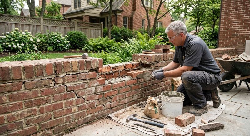 Brick Wall Repair in Elmore County, AL