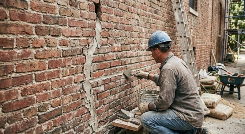 Brick Wall Repair in Elmore County, AL