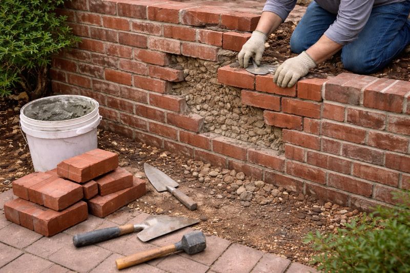 Brick Wall Repair in Montgomery, AL