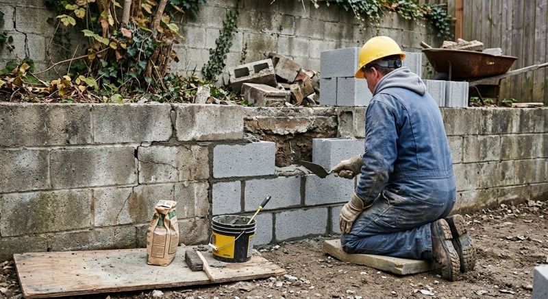 Concrete Block Repair in Wetumpka, AL