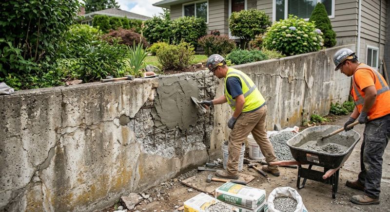 Retaining Wall Repair in Elmore, AL