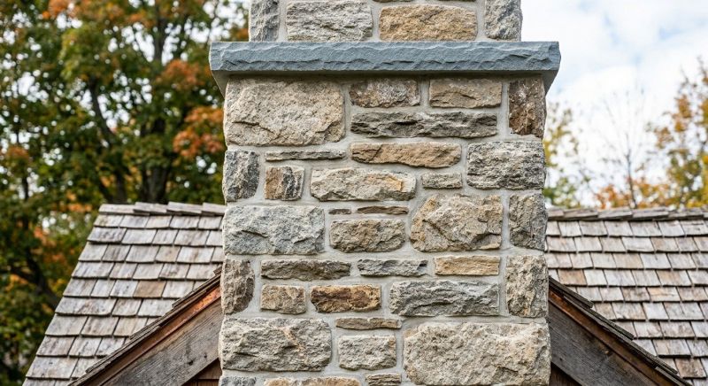 Stone Chimney Installation in Elmore County, AL