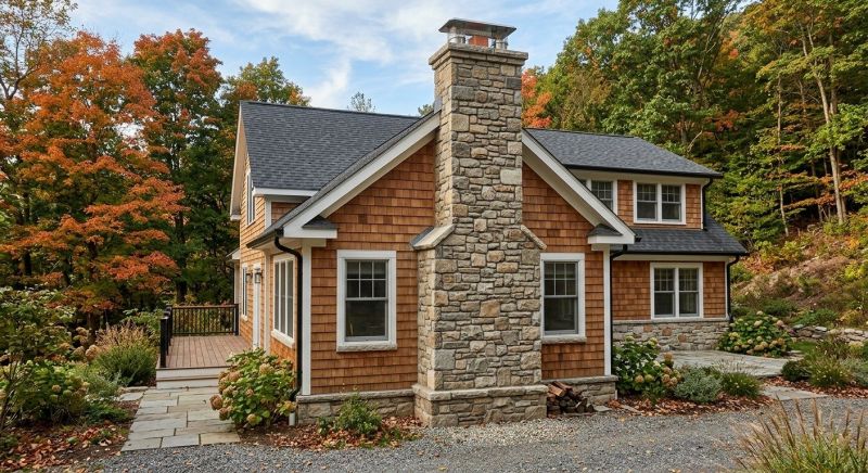 Stone Chimney Installation in Elmore County, AL